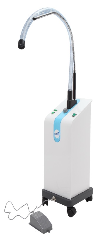 EvacuLight extracteur de fumées avec bras flexible et éclairage intégré